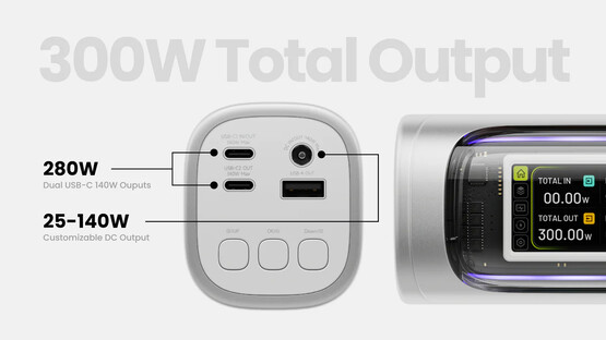 Configurazione delle porte del power bank