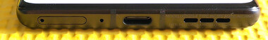 Parte inferiore: Vassoio SIM, microfono, porta USB-C, altoparlanti