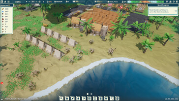 Nella foto: uno screenshot del gameplay di Settlement Survival.