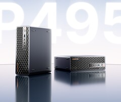 L’immagine mostra il mini PC minisforum MS-S1, che ha un volume di soli 3,5 L e monta l’APU Gorgon Halo più potente