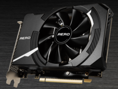 La MSI GeForce RTX 3060Ti Aero ITX. (Immagine: MSI)