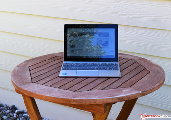 Lenovo IdeaPad Miix 320 in the shade