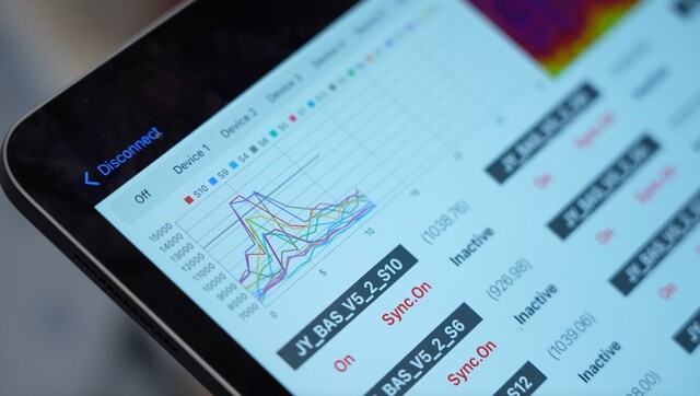 I dati dei sensori della NWU trasmessi in modalità wireless per il monitoraggio remoto dei pazienti. (Fonte: Northwestern University)