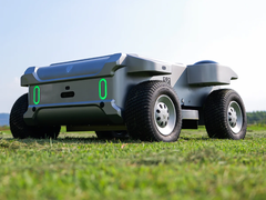 Il robot da cortile modulare di Apollo Turfstorm (nella foto) è in crowdfunding su Kickstarter. (Fonte: Apollo Turfstorm)