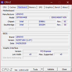 CPU-Z scheda madre