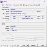 Scheda madre CPU-Z