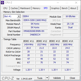 CPU-Z - SPD