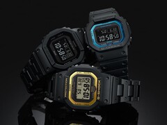È molto probabile che il prossimo Casio GW-BX5600 includa componenti in fibra di carbonio. [Nella foto, gli orologi della serie GW-B5600BC] (Fonte immagine:Casio)