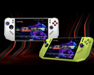 MSI Claw 8 Ryzen Edition è disponibile in due opzioni di colore, entrambe con pannelli posteriori neri. (Fonte immagine: MSI)