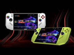 MSI Claw 8 Ryzen Edition è disponibile in due opzioni di colore, entrambe con pannelli posteriori neri. (Fonte immagine: MSI)