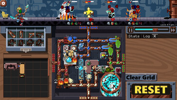 Un'immagine che mostra il gameplay di Clockwork Cleanup. (Fonte: Steam)