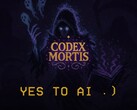 Banner per il gioco di intelligenza artificiale Codex Mortis (Fonte: Steam con modifiche)