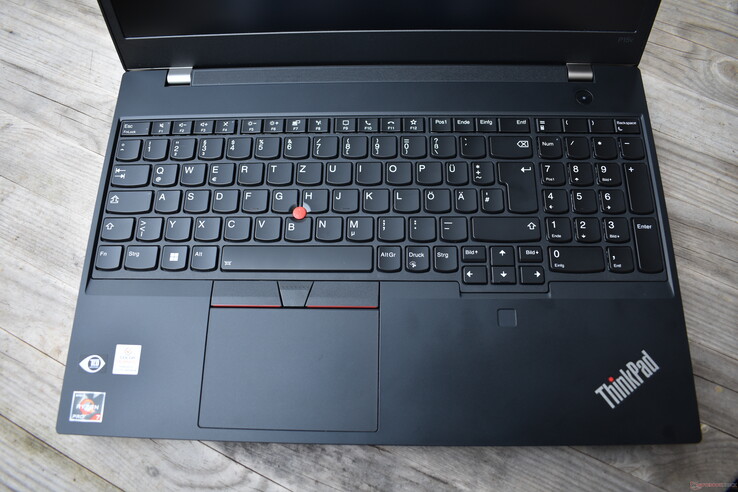 ThinkPad P15v G3: Area della tastiera