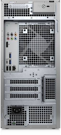 I/O posteriore di Dell XPS Desktop 8960 (immagine via Dell)