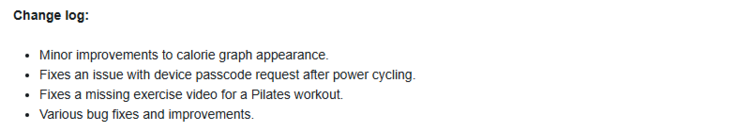 Le note di rilascio della versione beta 14.07 di Garmin per gli smartwatch Venu 3 e vivoactive 5. (Fonte: Garmin)