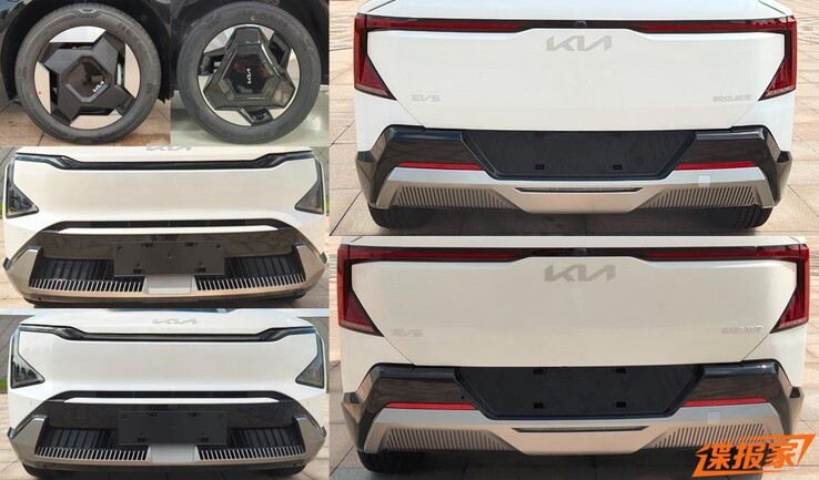 Immagini trapelate della versione di produzione della Kia EV5. (Fonte: Autohome)