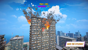 Non si tratta solo di fare a pugni - salva i civili da edifici in fiamme e altri scenari pericolosi (Fonte immagine: Pagina Steam di Superhero Simulator)