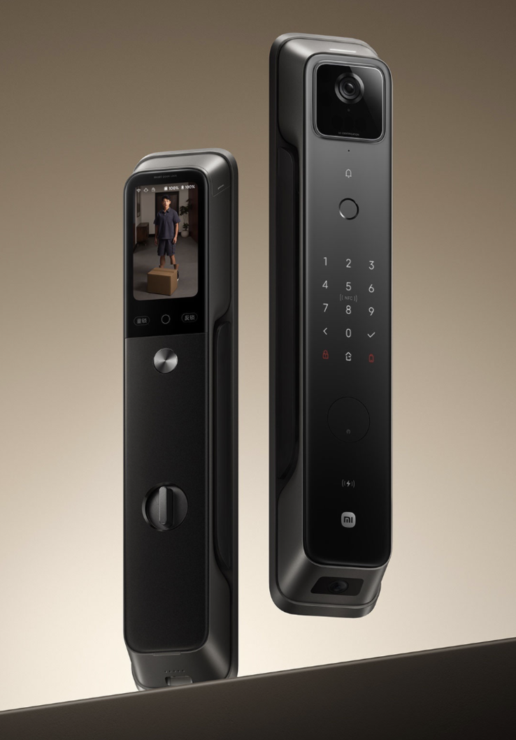 Lo Xiaomi Smart Door Lock 4 Pro Dual Camera Edition. (Fonte: Xiaomi)
