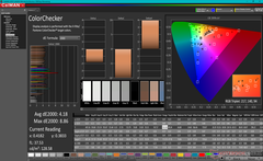 ColorChecker prima della calibrazione