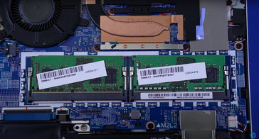 Slot SODIMM 2x accessibili. Non possiamo notare alcun rumore elettronico dalla nostra unità di test