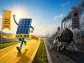Nel maggio 2026 l'energia solare ha fornito il 12,8% dell'energia elettrica degli Stati Uniti, rispetto al 12,2% del carbone.