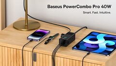 Il nuovo PowerCombo Pro 40W. (Fonte: Baseus)