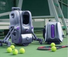 La macchina robotica per palline Aceii One permette ai tennisti di esercitarsi nei colpi senza un partner. (Fonte: Aceii)