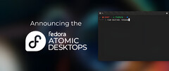 Quattro diverse versioni di Fedora Linux sono ora raggruppate sotto il nome di &quot;Fedora Atomic Desktops&quot; (Immagine: Fedora Magazine).