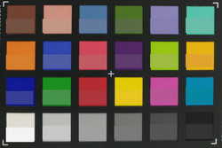 ColorChecker: Colore target nella metà inferiore di ogni quadrato