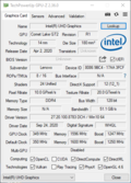 GPU-Z - Intel UHD Graphics 630