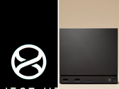 Il logo di Project Helix accanto a un'immagine della Steam Machine