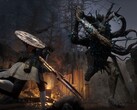 Un'immagine che mostra un combattimento in Lies of P.