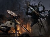 Un'immagine che mostra un combattimento in Lies of P.
