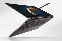 Galaxy Book4 360 avrà un display più vibrante rispetto alla sua controparte Galaxy Book4, nella foto del modello precedente. (Fonte: Samsung)