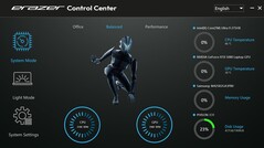 Centro di controllo Erazer