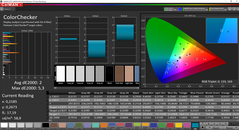 CalMAN ColorChecker (dopo la calibrazione)