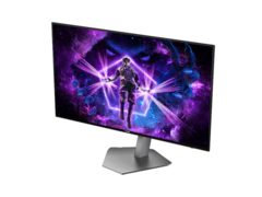 Il nuovo Agon Pro AG276QKD2 di AOC (nella foto) offre 2 x HDMI 2.1 (DSC), 1 x DisplayPort 2.1, 2 x USB 3.2 Gen 1 Type-A, 1 x USB 3.2 Gen 1 Type-B (upstream) e una porta audio da 3,5 mm. Non c'è una porta USB-C. (Fonte immagine: Specifiche del display)