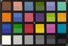 ColorChecker: il colore target è mostrato nella metà inferiore di ogni campo.