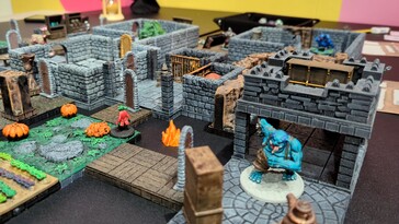 Elementi di dungeon stampati anziché solo carta e penna