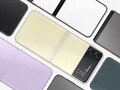 Si ritiene che il Galaxy Z Flip4 mantenga il design del Galaxy Z Flip3, nella foto. (Fonte immagine: Samsung)
