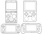 Immagini delle diverse console retrò Anbernic