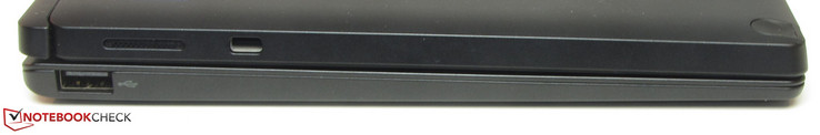 Sinistra - dock: USB 2.0 (tipo A); sinistra - tablet: altoparlante, blocco del cavo