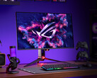 Il ROG Swift OLED PG32UCDMR assomiglia molto al modello PG32UCDM, quest'ultimo raffigurato. (Fonte: Asus)