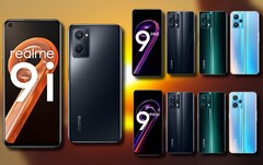 Realme 9i, Realme 9 Pro e Realme 9 Pro+ entrano in un mercato già affollato e competitivo. (Fonte immagine: Realme - modificato)