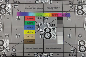 Foto del grafico di test