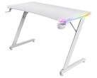 Scrivania da gioco Trust Luminus RGB in bianco (Fonte: Trust)