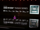 Il CEO di AMD presenta al CES 2023 la linea Dragon Range-HX basata su chiplet e destinata ai computer portatili per appassionati. (Immagine: Keynote AMD CES 2023)