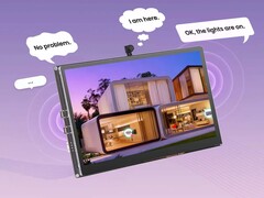 Il CrowPanel Advanced 10.1 può essere comandato tramite comandi vocali e touch