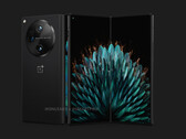 Il OnePlus Fold dovrebbe essere un concorrente del Galaxy Z Fold5 quando arriverà nel corso dell'anno. (Fonte: OnLeaks e SmartPrix)