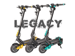 L&#039;e-scooter IO Hawk Legacy ha un&#039;autonomia di 120 km (~75 miglia). (Fonte: IO Hawk)